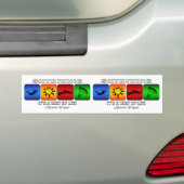 Cool Skydiving Het Is Een Manier Van Leven Bumpersticker (Op auto)