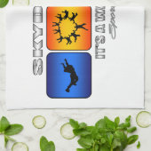 Cool Skydiving is een manier van leven Theedoek (Gevouwen)