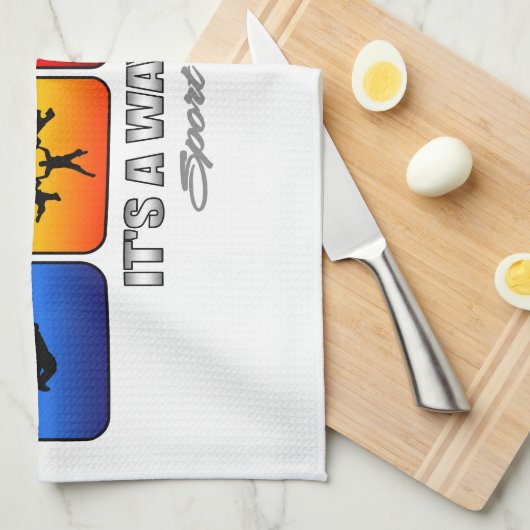 Cool Skydiving is een manier van leven Theedoek (Quarter Fold)