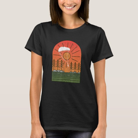 Cool Skydiving Skydiver Parachuting Skydive T-shirt (Voorkant)