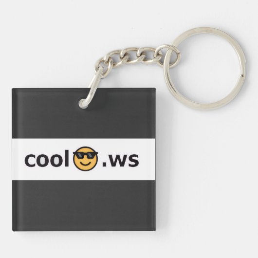 cool sleutelhanger (Achterkant)