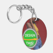 COOL! Sleutelhanger - Acrylcirkel (dubbelzijdig) (Voorkant Links)