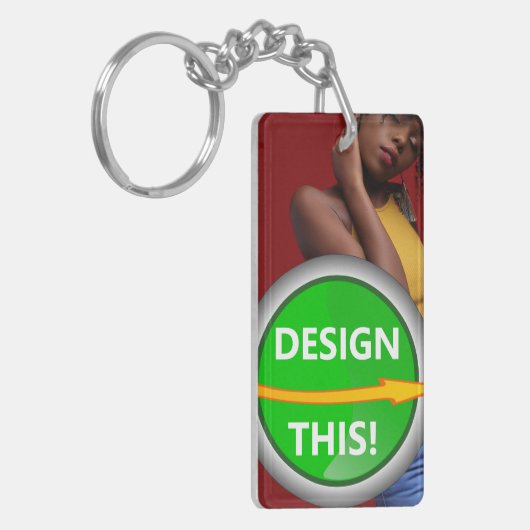 COOL! Sleutelhanger - Acrylrechthoek (dubbelzijdig (Voorkant Links)