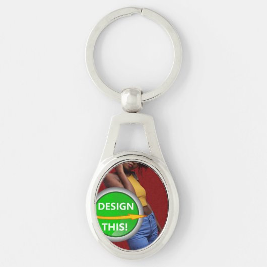 COOL! Sleutelhanger - Premium Metal - Ovaal ontwer (Voorkant)