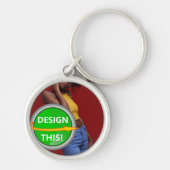 COOL! Sleutelhanger - Premium Ronde Klein - Aangep (Voorkant)