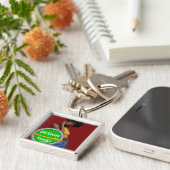 COOL! Sleutelhanger - Premium Square Small - Aange (Zijkant)
