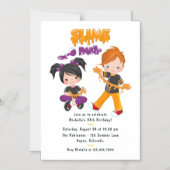 Cool Slime Party Birthday Magnetische Uitnodiging (Voorkant)