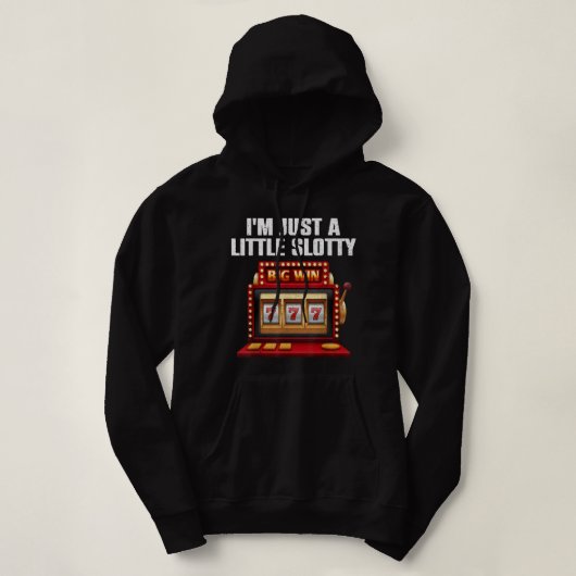 Cool Slot Machine Lovers Art voor Mannen Casino Hoodie (Design voorkant)