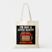 Cool Slot Machine Lovers Art voor Mannen Casino Tote Bag (Achterkant)