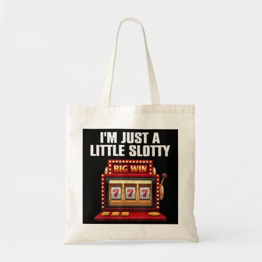 Cool Slot Machine Lovers Art voor Mannen Casino Tote Bag (Voorkant)