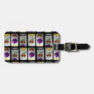 Cool Slot Machine Patroon Bagagelabel