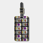 Cool Slot Machine Patroon Bagagelabel (Voorkant verticaal)