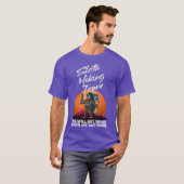 Cool Sloth Hiking Team Funny Lazy Backpack T-shirt (Voorkant volledig)