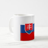 Cool Slovakia vlag Koffiemok (Voorkant links)