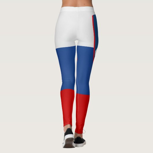 Cool Slovenia Flag Mode Leggings (Achterkant)