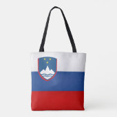 Cool Slovenia Flag Mode Tote Bag (Achterkant)