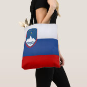 Cool Slovenia Flag Mode Tote Bag (Dichtbij)
