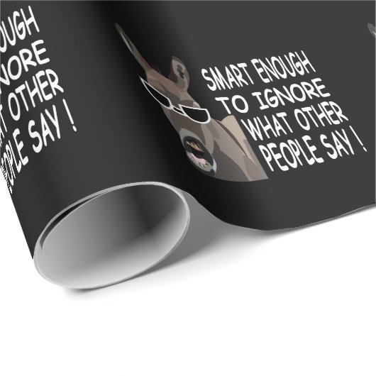 Cool Smart Donkey Cadeaupapier (Rol Hoek)