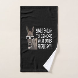Cool Smart Donkey Handdoek