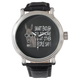 Cool Smart Donkey Horloge