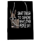 Cool Smart Donkey Medium Cadeauzakje (Voorkant)