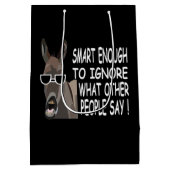 Cool Smart Donkey Medium Cadeauzakje (Achterkant)