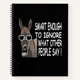 Cool Smart Donkey Notitieboek