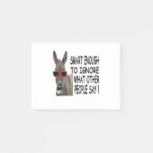 Cool Smart Donkey Post-it® Notes (Voorkant)