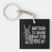 Cool Smart Donkey Sleutelhanger (voorkant)