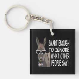 Cool Smart Donkey Sleutelhanger