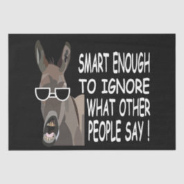 Cool Smart Donkey Tissuepapier