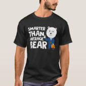 Cool Smarter Than Average Bear Polar Bear T-shirt (Voorkant)