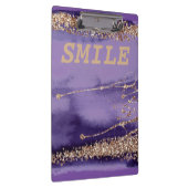 Cool Smile Gold Paarse sprankelend Klembord (Rechts)