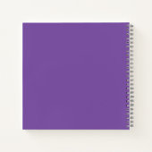 Cool Smile Goud Paars Persoonlijk Notitieboek (Achterkant)