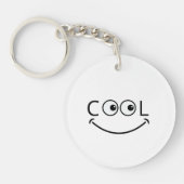 Cool Smiley Face Keychain (Voorkant)