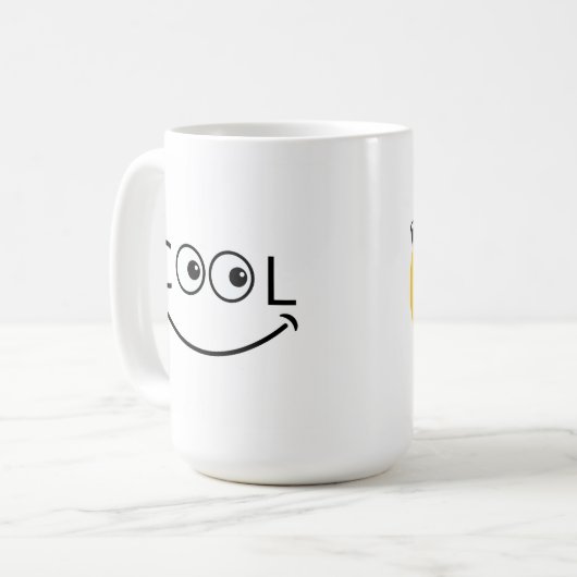 Cool Smiley Mug Koffiemok (Voorkant links)