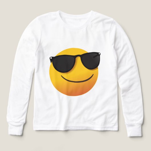 Cool Smiley Sweatshirt | Leuk Emoji Grafisch Ontwe (Voorkant)