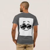 Cool Smiling Chasma Graphic T-shirt voor alle leef (Achterkant volledig)