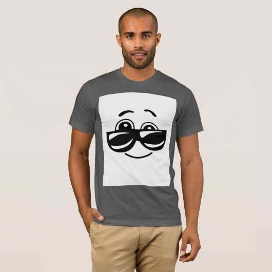 Cool Smiling Chasma Graphic T-shirt voor alle leef (Voorkant volledig)
