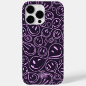 Cool Smiling Face Smile Pattern Lavender Case-Mate iPhone Case (Achterkant)