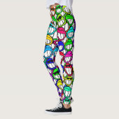 COOL SMILING FACES GROEP I + jouw idee Leggings (Links)