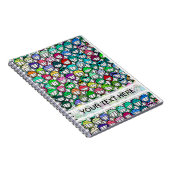 COOL SMILING FACES GROUP + jouw tekst Notitieboek (Rechterzijde)