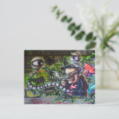 Cool Smoking Guy Briefkaart (Staand voorkant)