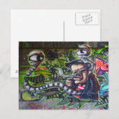 Cool Smoking Guy Briefkaart (Voorkant / Achterkant)