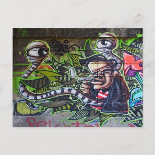 Cool Smoking Guy Briefkaart (Voorkant)