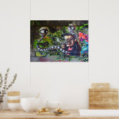 Cool Smoking Guy Poster (Keuken)