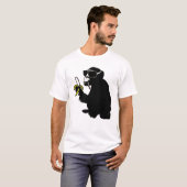 cool smoking monkey t-shirt (Voorkant volledig)