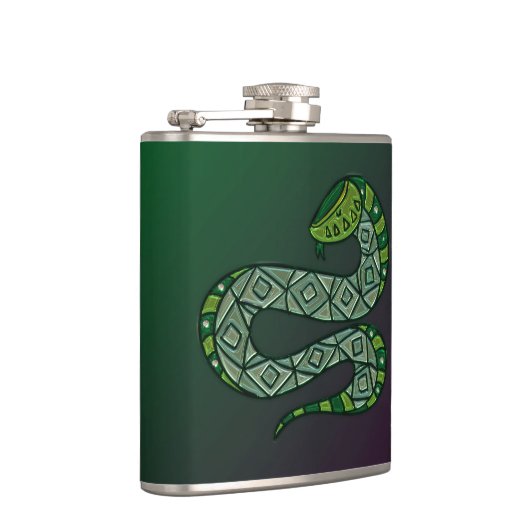 Cool Snake Metallized Tribal Art Heupfles (Rechts)