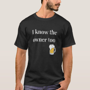 Cool Snark Joke Bartender Grappige uitsmijter Ik k T-shirt
