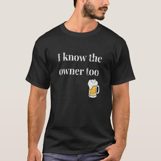 Cool Snark Joke Bartender Grappige uitsmijter Ik k T-shirt (Voorkant)